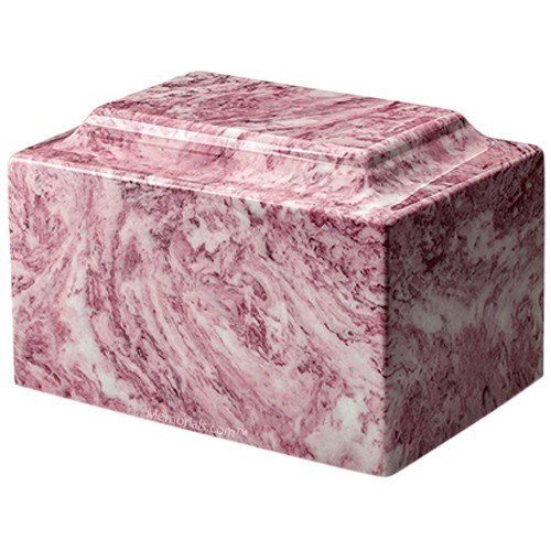 Celtic Cross Wild Rose Marble Urn
