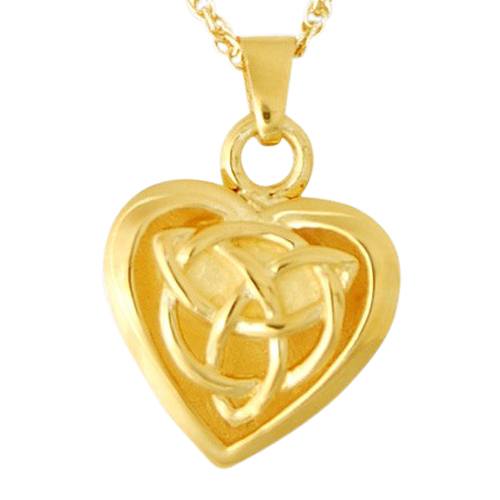 Celtic Heart Keepsake Pendant II