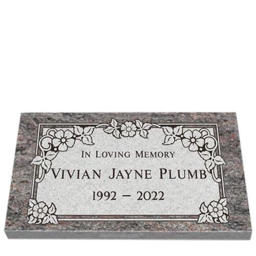 Cemetery Granite Grave Marker 20 x 10