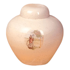 Golf Bag Ceramic Cremation Urn