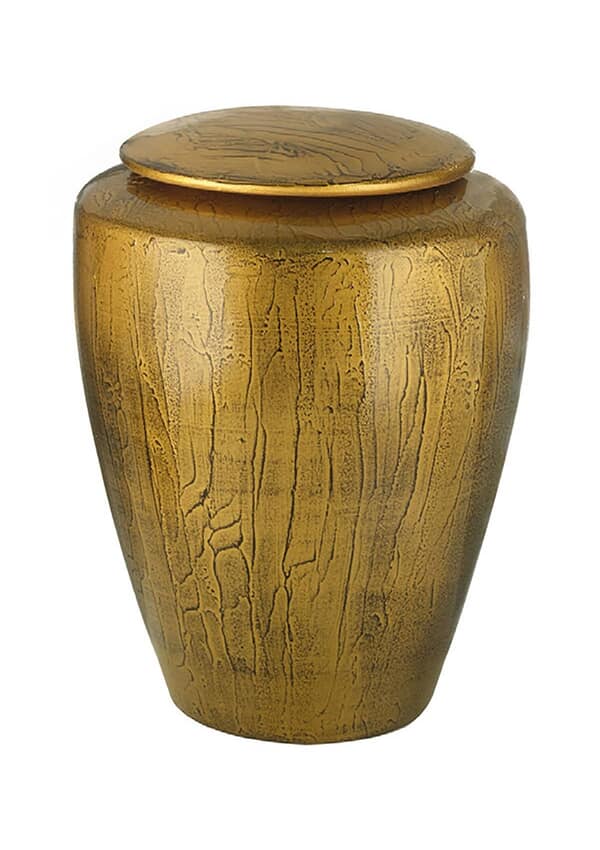 Chantique Gold Ceramic Cremation Urn