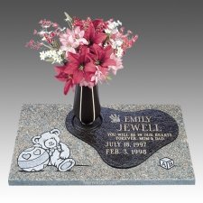 Cherished Memories Child Bronze Gravestone