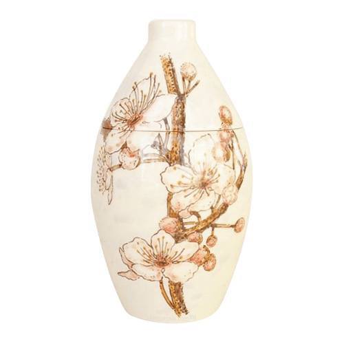 Cherry Blossom Ceramic Cremation Urn