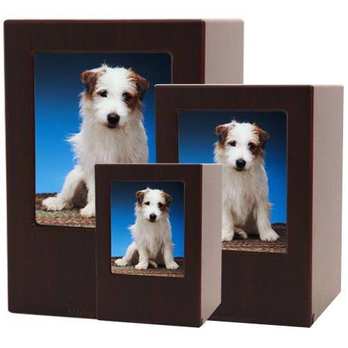 Cherry Pet Photo Wood Urns