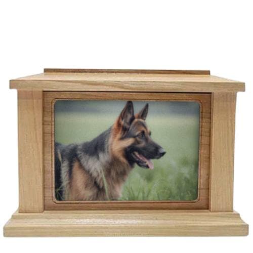 Cherry Rectangle Picture Pet Urns
