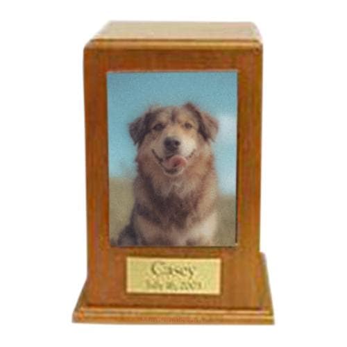 Cherry Tower Photo Pet Cremation Urn II