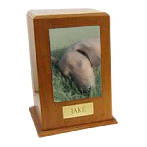 Cherry Tower Photo Pet Cremation Urn III