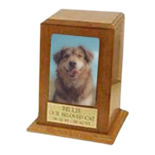 Cherry Tower Photo Pet Cremation Urn