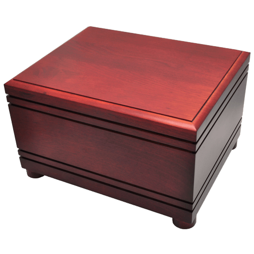 Serenity Cherry Wood Cremation Urn