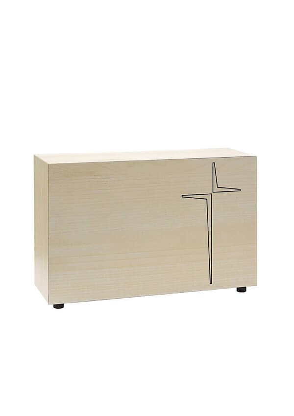Chic Cross Memorial Cremation Urn