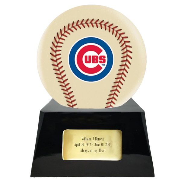 Chicago Cubs Baseball Cremation Urn