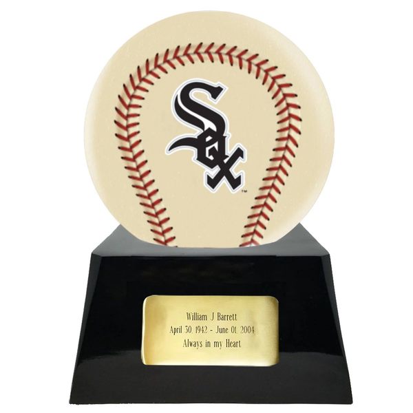 Chicago White Sox Baseball Cremation Urn