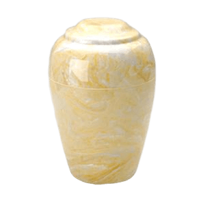 Grecian Gold Marble Cremation Urn