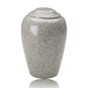 Grecian Mist Gray Granite Cremation Urn