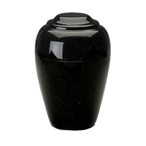 Grecian Orca Black Infant Cremation Urn