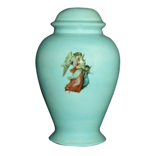 Angel Blue Child Cremation Urn