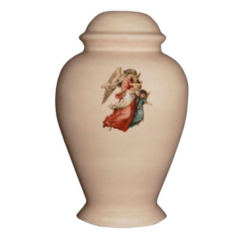 Angel Pink Child Cremation Urn