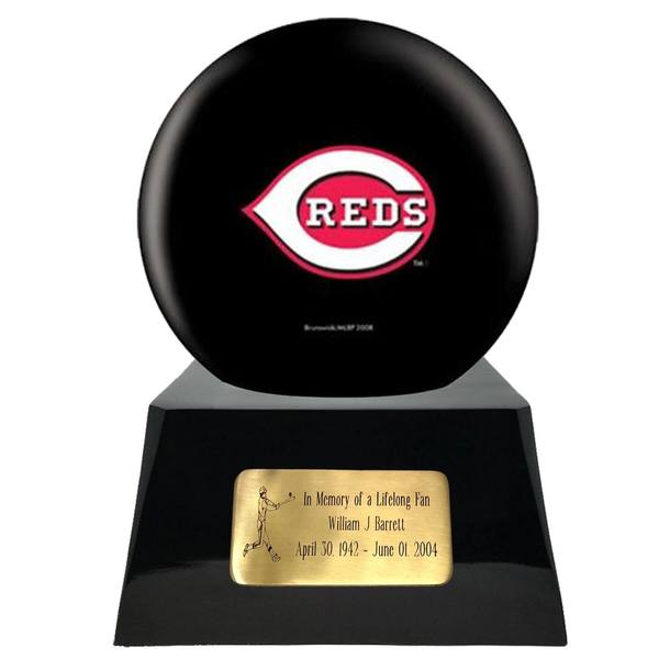 Cincinnati Reds Baseball Sphere Cremation Urn