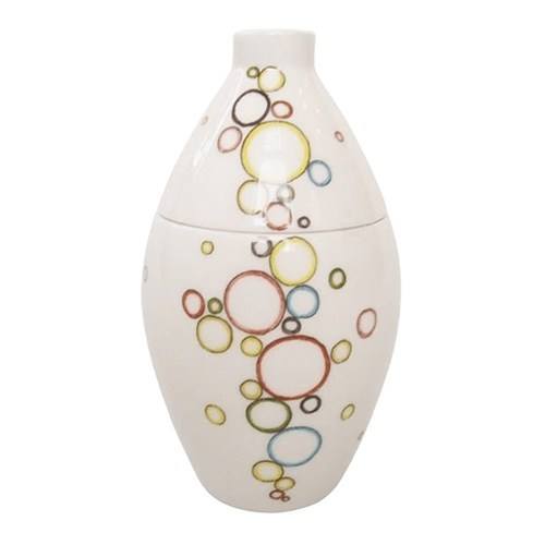 Circles of Life Ceramic Cremation Urn