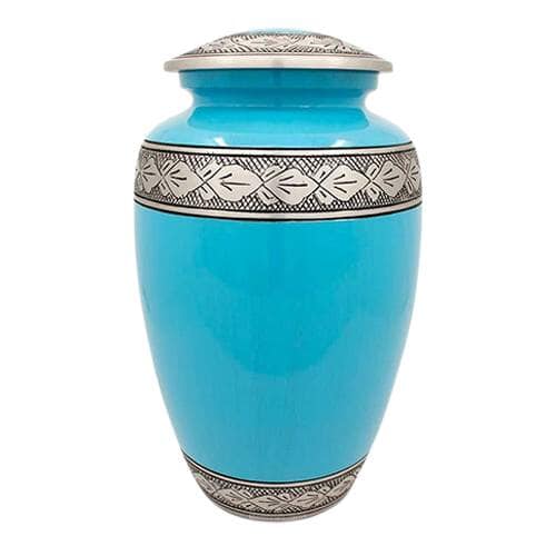 Classic Blue Cremation Urn
