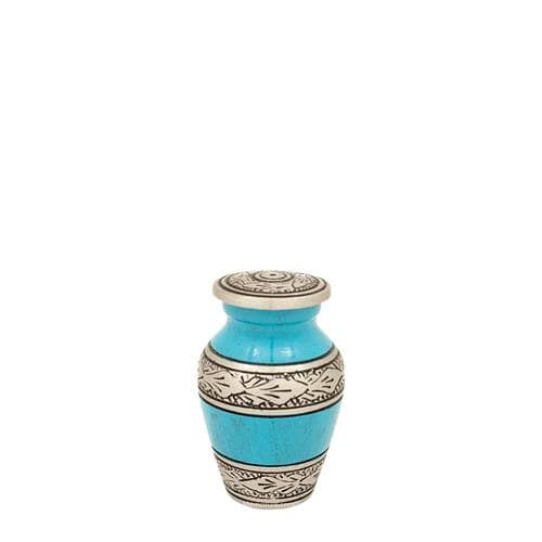 Classic Blue Keepsake Cremation Urn