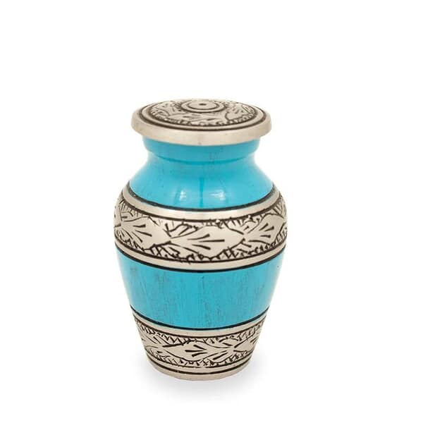 Classic Blue Keepsake Urn