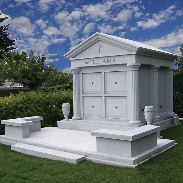 Classic Cemetery Crypt Mausoleum