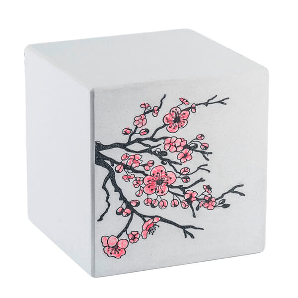 Classic Cherry Blossom Cremation Urn