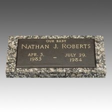 Children Bronze Grave Marker