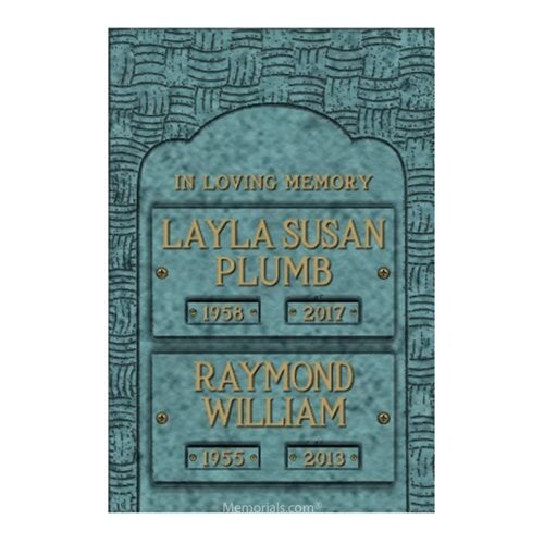 Classic Cremation Bronze Plaque 11.5 x 17