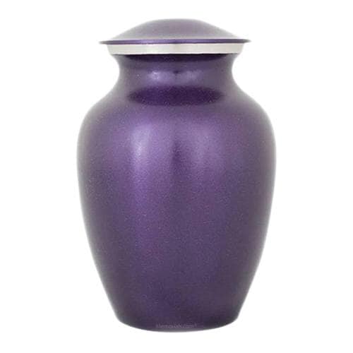 Classic Purple Medium Memorial Pet Urn