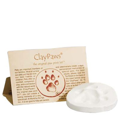 Claypaws Paw Print Kit