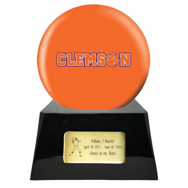 Clemson Tiger Team Sphere Cremation Urn