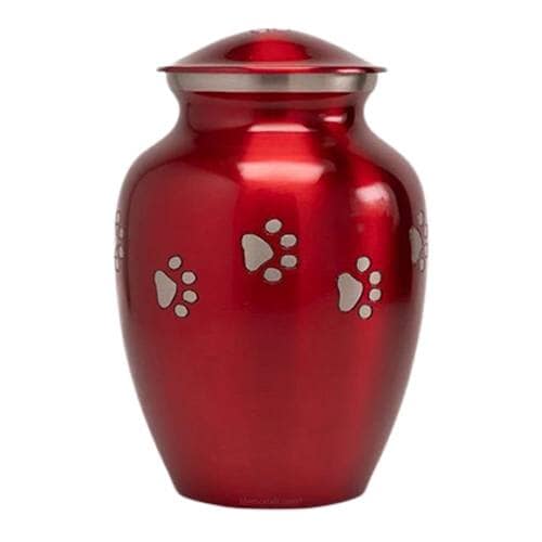 Clifford Red Large Metal Pet Urn