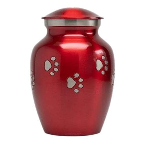 Clifford Red Small Metal Pet Urn