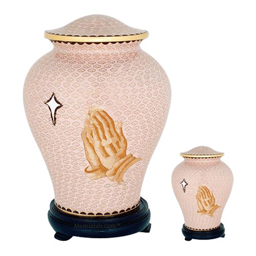 Prayer Cloisonne Cremation Urns