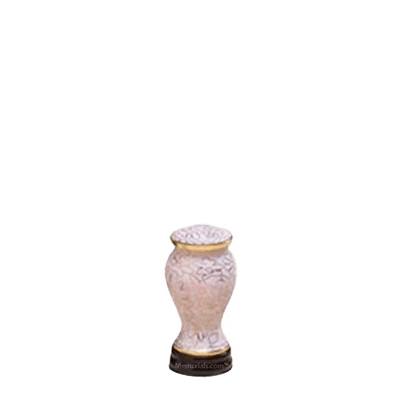 Rose Blush Cloisonne Mini Urn