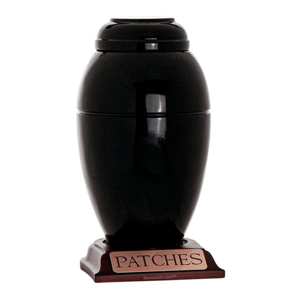 Coal Marble Large Pet Urn