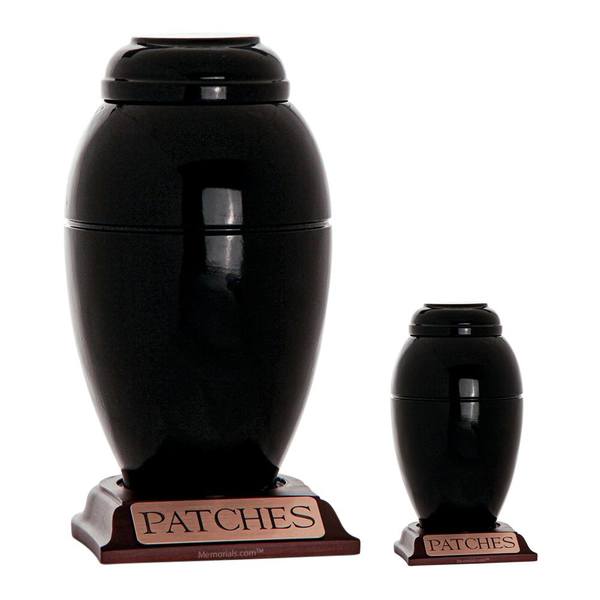 Coal Marble Pet Urns