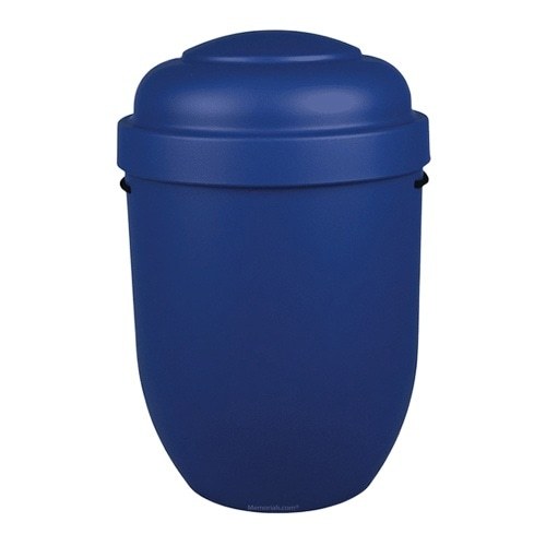 Cobalt Blue Biodegradable Cremation Urn