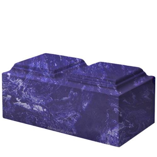 Cobalt Marble Companion Cremation Urn