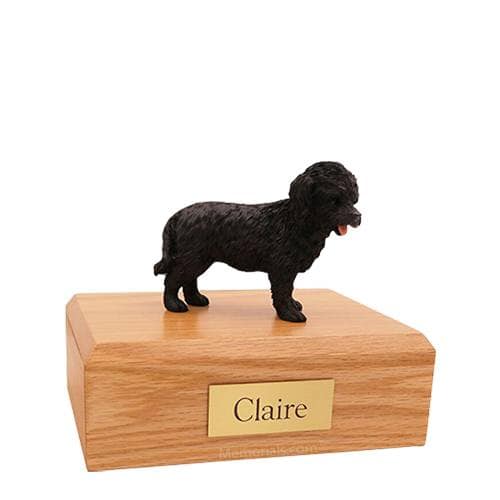 Cockapoo Black Small Dog Urn