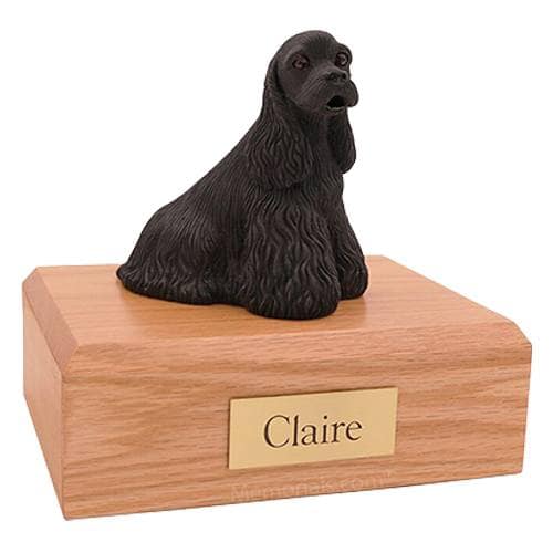 Cocker Spaniel Black X Large Dog Urn