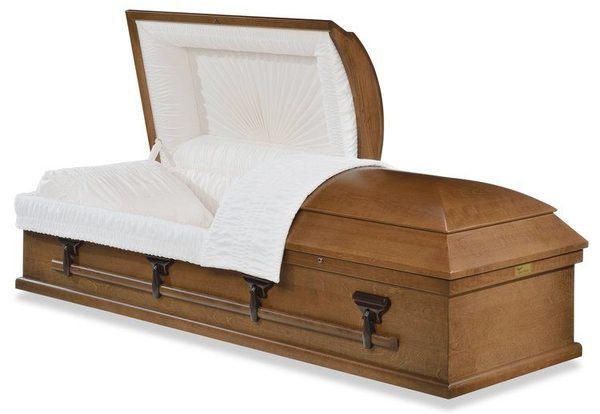 Colebrook Rustic Wood Casket