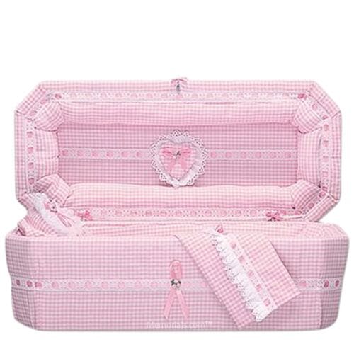 Country Pink Child Caskets