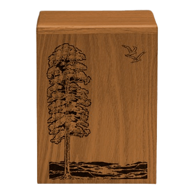 Bountiful Waters Walnut Cremation Urn