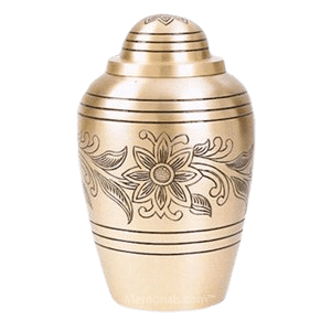 Brass Bouquet Cremation Urn