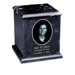 Marble Photo Cremation Urn