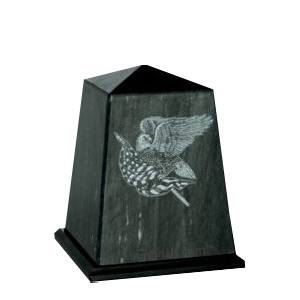 Obelisk Black Marble Cremation Urns