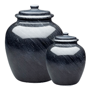 Legacy Black Marble Cremation Urns